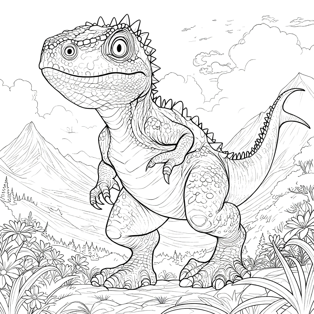 dinosaur color pages - crayola coloring pages