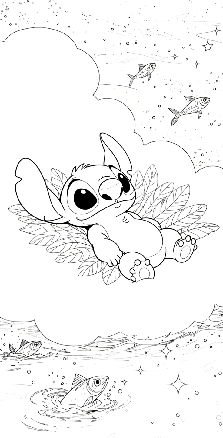stitch coloring pages - coloring pages for kids