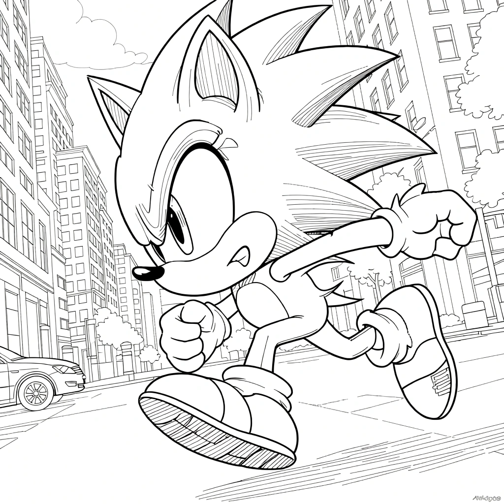 print sonic coloring pages - coloring sheet