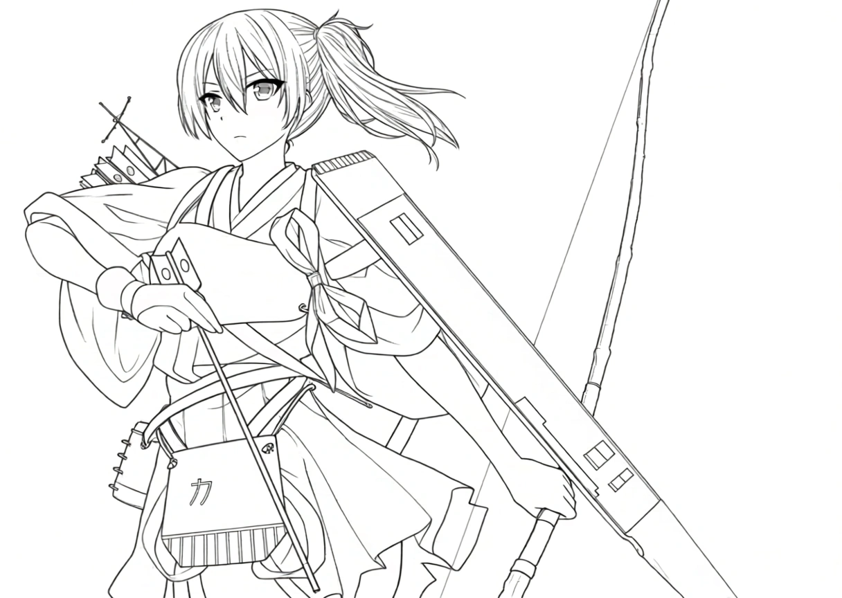 printable anime coloring pages - free printable coloring pages