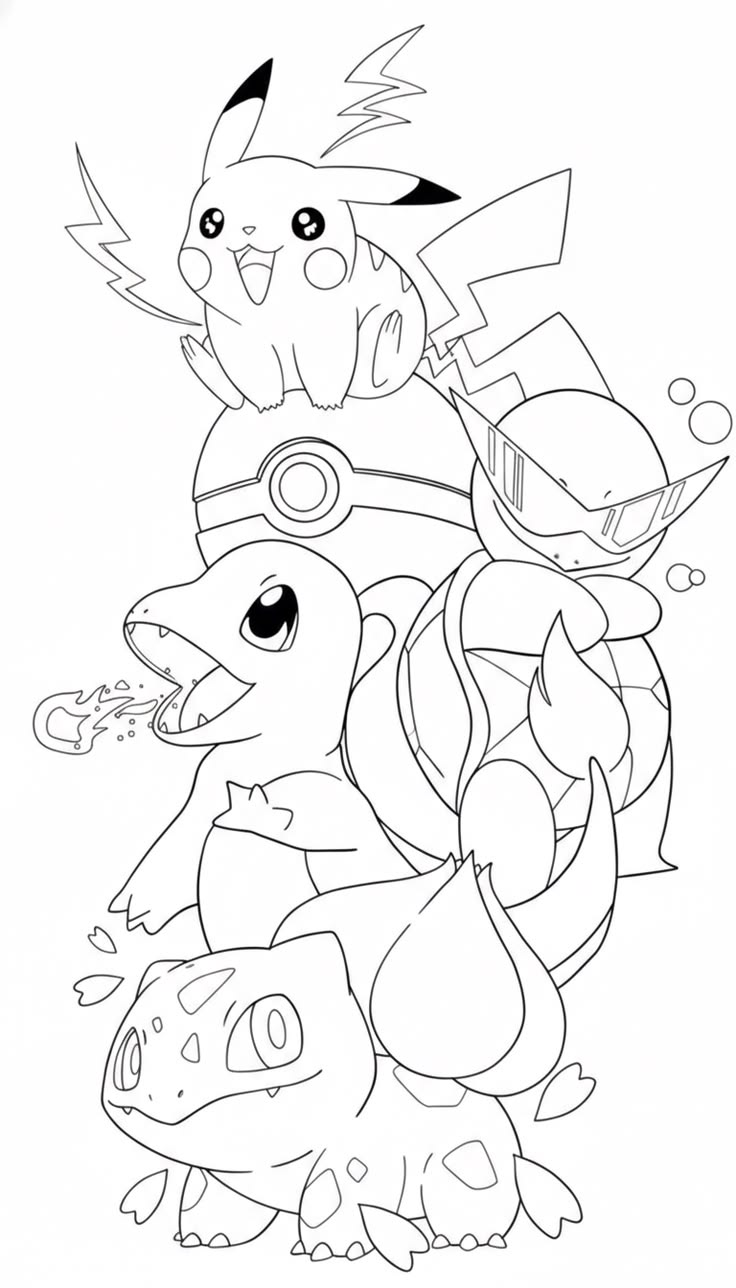 printable pokemon coloring pages - free printable coloring pages