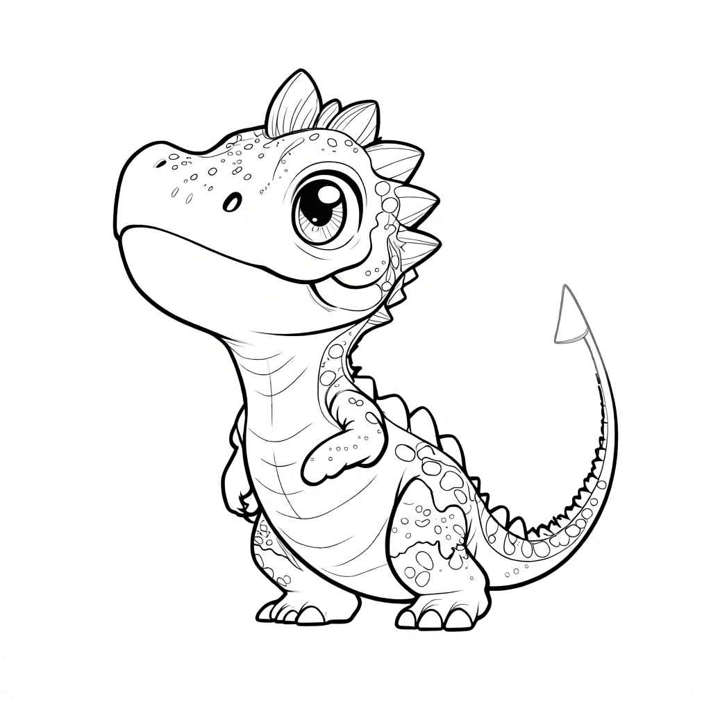 dinosaur color pages - free printable coloring pages
