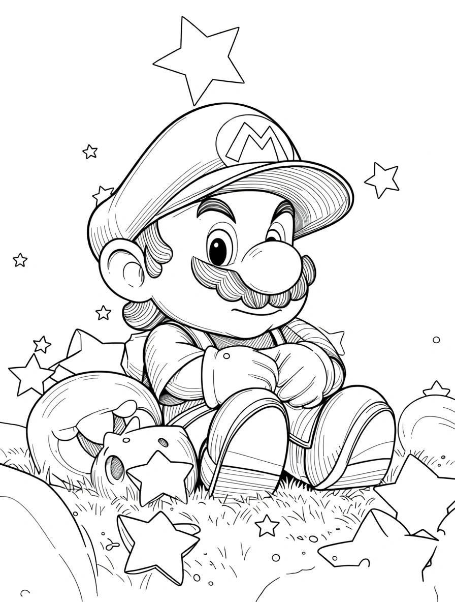 mario characters coloring pages - coloring sheets